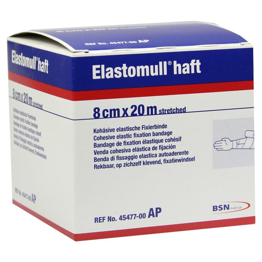 Elastomull haft 8 cmx20 m 45477 Fixierbinde 1 St