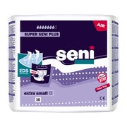 Super Seni Plus Extra Small Inkontinenzhosen, Unisex, 10er Pack, 40 - 60 cm, 1800 ml 12X10 St