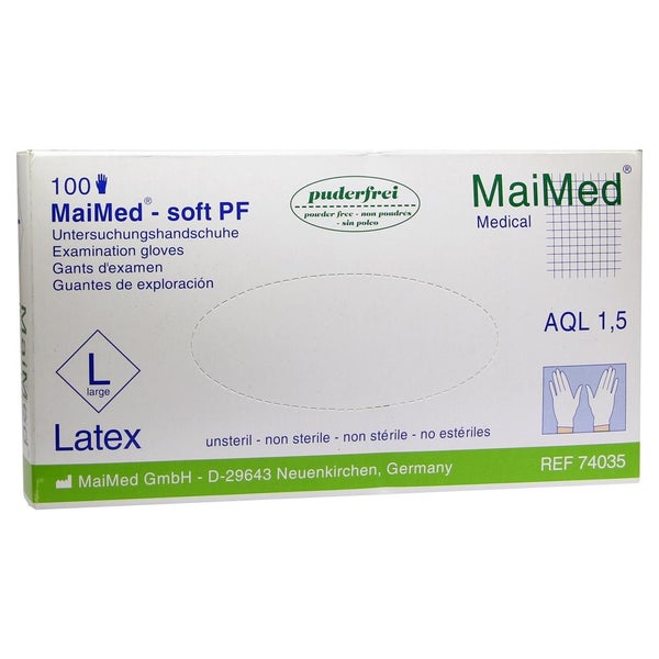 Maimed soft PF Unt.Handsch.unsteril Gr.L 100 St