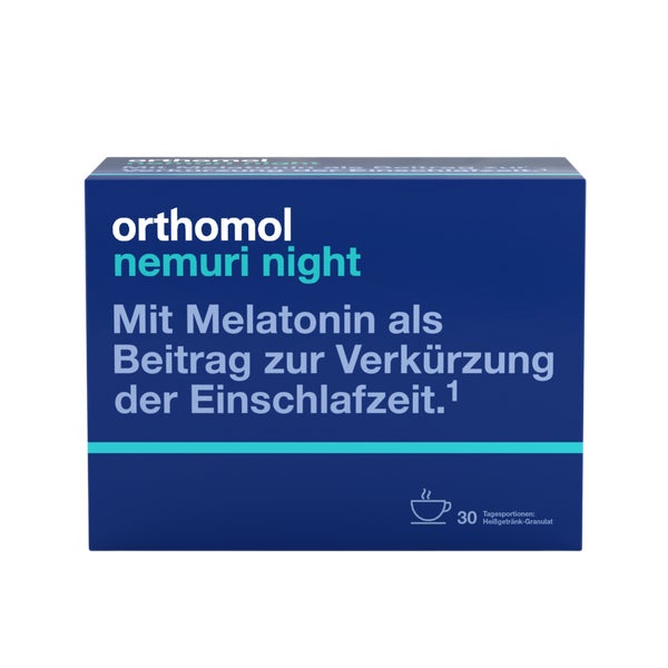 Orthomol Nemuri night Heißgetränk-Granulat 30X10 g