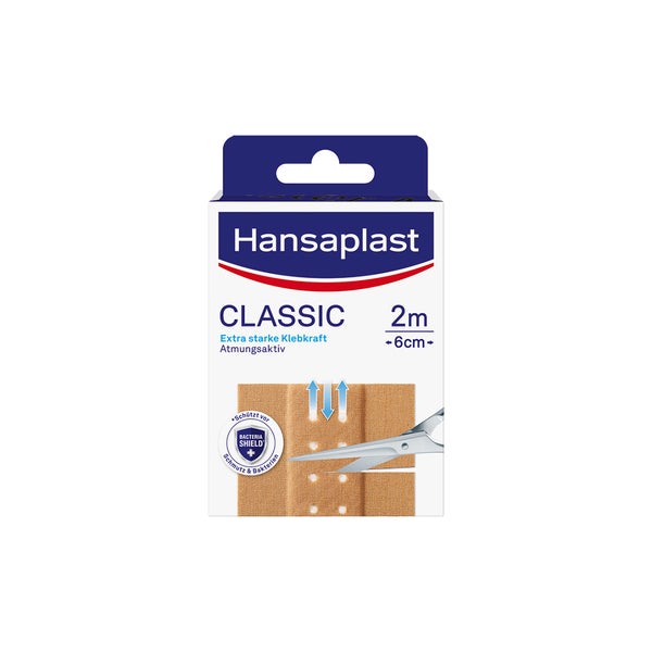 Hansaplast Classic Pflaster 6 cmx2 m 1 St
