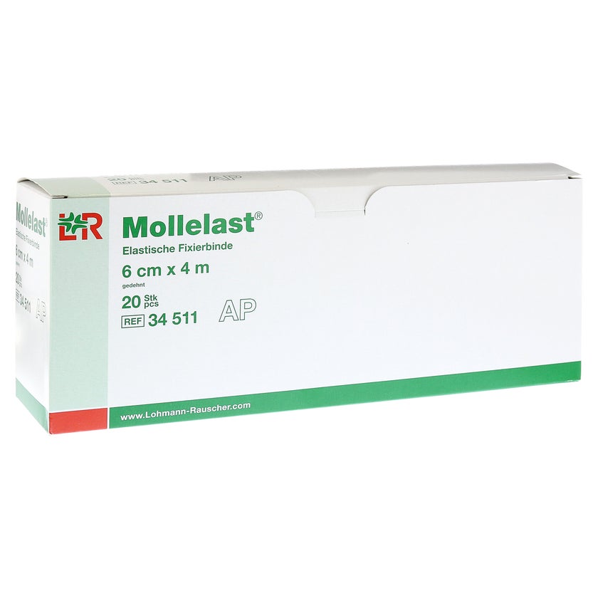 Mollelast® Binden 6 cm x 4 m weiß 20 St