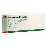 Lohmann Rauscher Lenkelast color Universalbinde - grün / 10 cm x 5 m 10 St