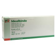 Produktabbildung: Idealbinde Lohmann 6 cmx5 m m.Schlingk. 10 St