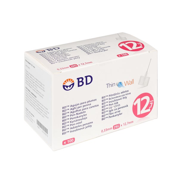 BD THIN Wall Pen-Nadeln 0,33 29 Gx12,7 m 100 St