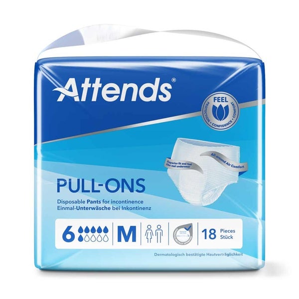 Attends Pull-ons 6 M 4X18 St