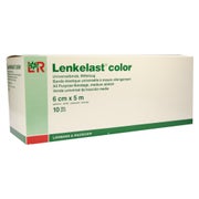 Lohmann Rauscher Lenkelast color Universalbinde - rot / 6 cm x 5 m 10 St