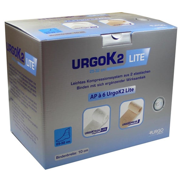 Urgok2 Lite Kompr.syst.10cm Knöchelumf.2 6 St