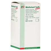Lohmann & Rauscher Mollelast haft kohäsive Fixierbinde weiß - 4 m x 10 cm 1 St
