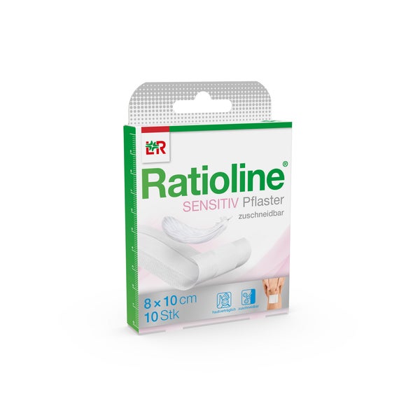 Ratioline Sensitive Wundschnellverband 8 cm x 1 m 1 St
