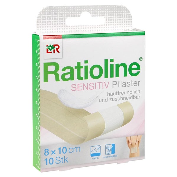 Ratioline Sensitive Wundschnellverband 8 cm x 1 m 1 St
