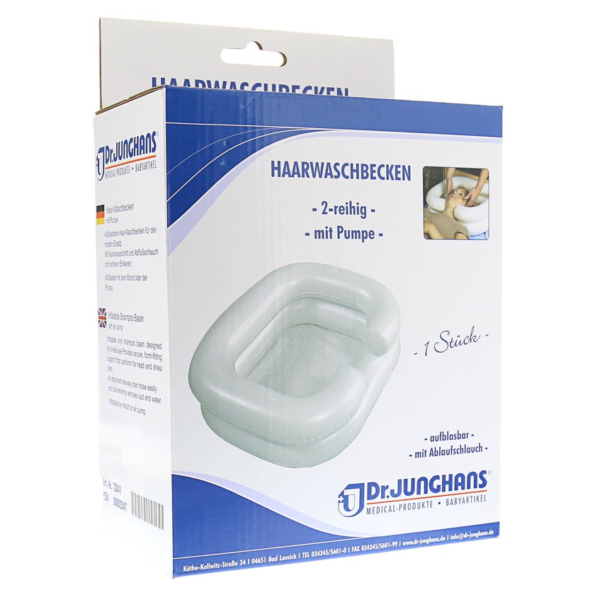 Haarwaschbecken Aufblasbar Zweireihig 1 St