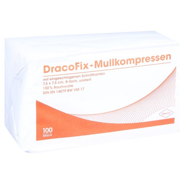 Dracofix Op-kompressen 7,5x7,5 cm unster 100 St