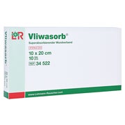Vliwasorb Superabsorb.saugkomp.steril 10 St