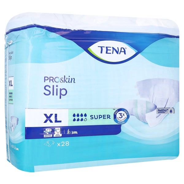 TENA ProSkin Slip Super XL Inkontinenzwindeln, 28 Stück 28 St