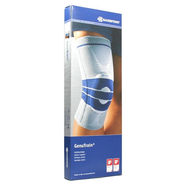 Bauerfeind GenuTrain Kniebandage, Gr. 6, titan 1 St