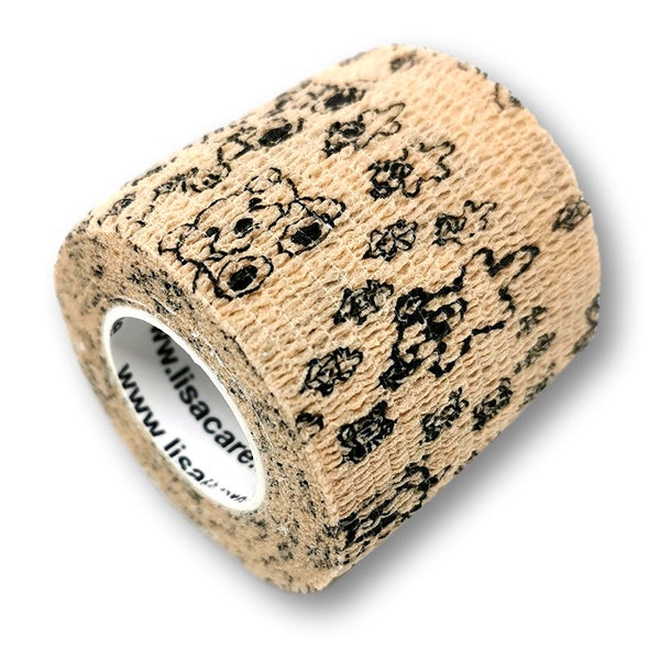 LisaCare selbstklebender Verband - Teddy Beige - 5cm x 4,5cm 1 St