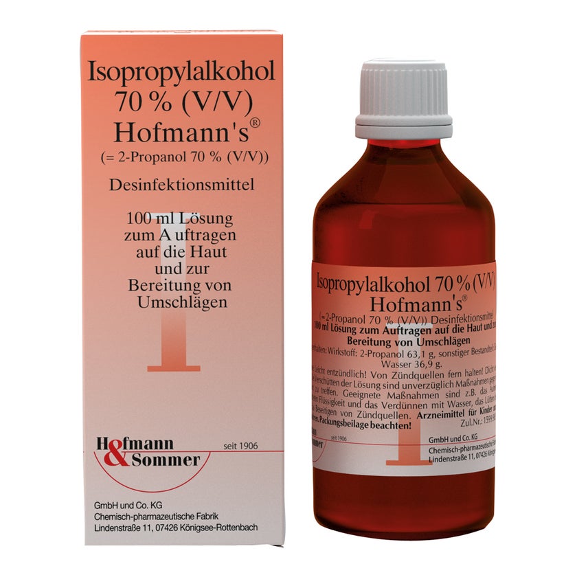 Isopropylalkohol 70% V/V Hofmann's 500 ml