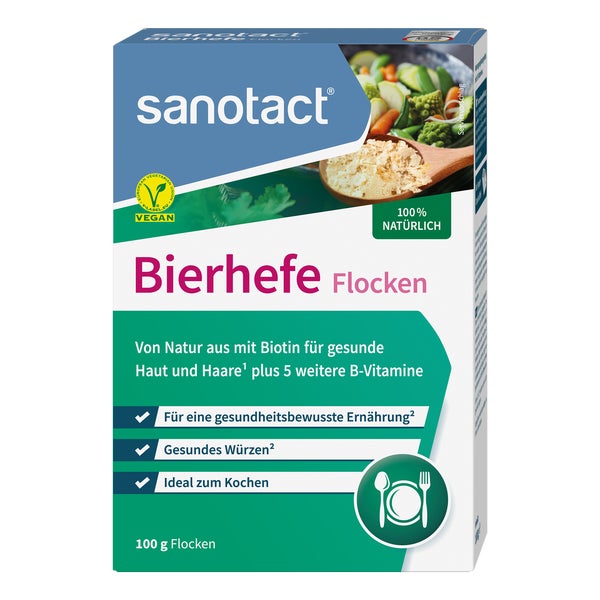 sanotact Bierhefe Flocken 100 g
