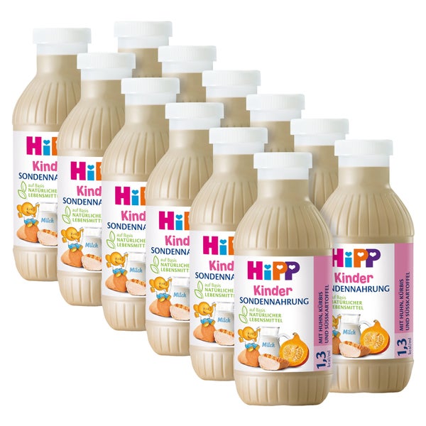 HIPP Sondennahrung Huhn Kürbis & Süßkart 12X500 ml