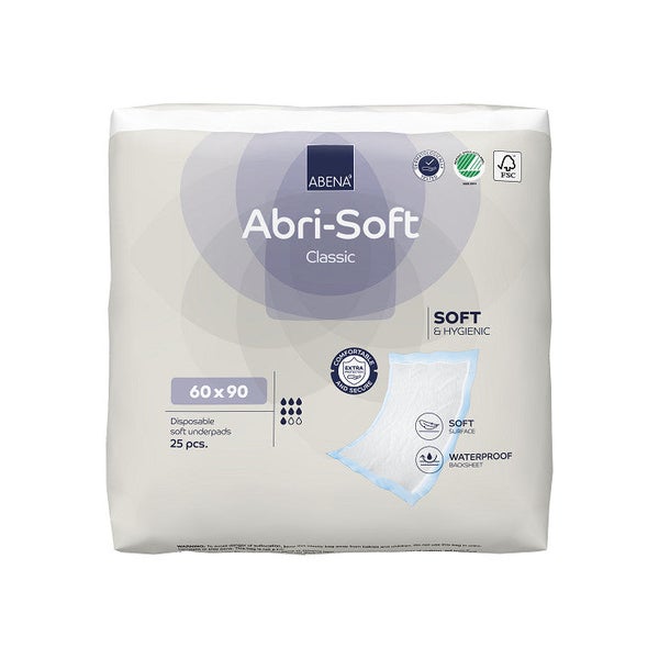 Abena Abri Soft Krankenunterlagen 60 x 90 cm, 25er Pack 25 St