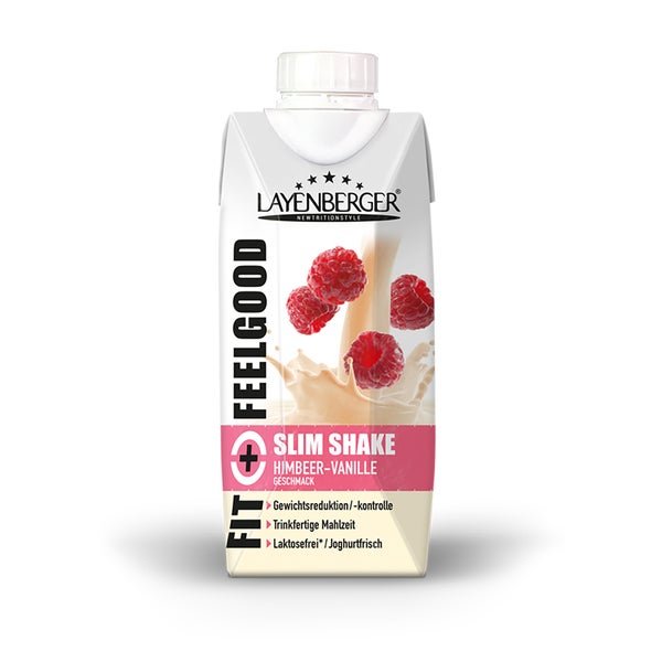 Layenberger Fit+feelgood Slim Shake Himbeer-vanill 330 ml