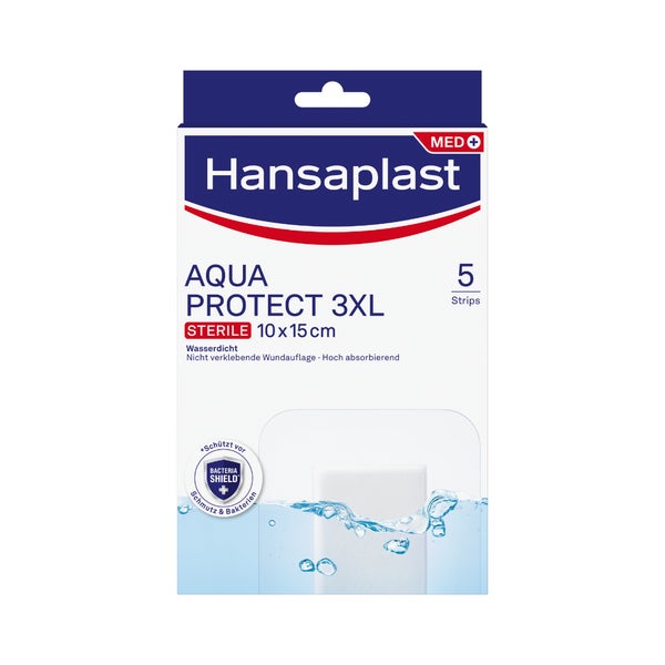 Hansaplast Aqua Protect Wundverb.steril 5 St