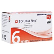 Produktabbildung: BD Ultra-fine Pen-nadeln 6 mm 31 G 0,25 105 St