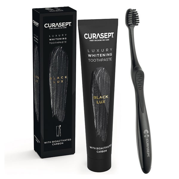 Black Luxury Whitening Zahnpasta 75ml + Zahnbürste 75 ml