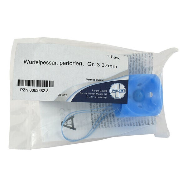 Arabin Würfel Pessar perforiert 37 mm Gr 1 St
