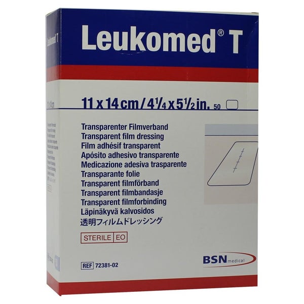 Leukomed Transp.sterile Pflaster 11x14 c 50 St