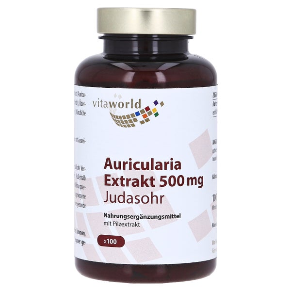 Auricularia Extrakt 500 mg Kapseln 100 St
