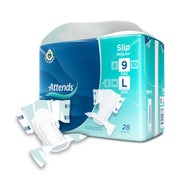Attends Slip Regular 9 All-in-One Inkontinenzprodukt Large, 28 Stück 28 St