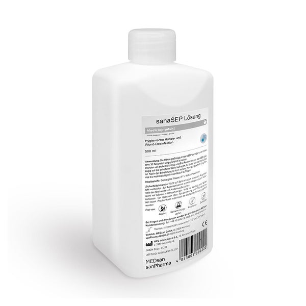 sanaSEP Hygienische Hände- und Wunddesinfektion 250 ml