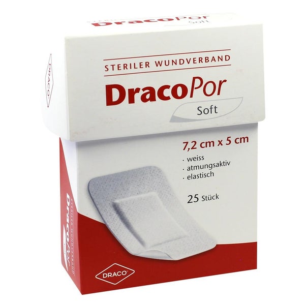 Dracopor Wundverband 5x7,2 cm steril 25 St