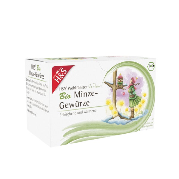 H&S Wintertee Bio Minze-Gewürze Filterbe 20X2,0 g