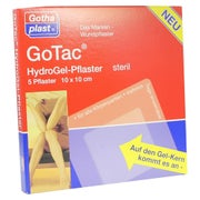 Gotac Hydrogel-pflaster L 10x10 cm steri 5 St