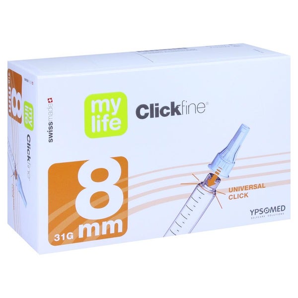 Mylife Clickfine Pen-nadeln 8 mm 100 St