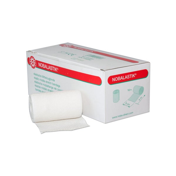NOBA Nobalastik Mittelzugbinde 10 Stück - 5 m x 8 cm 10 St