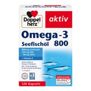 Produktabbildung: Doppelherz Omega-3 800 Seefischöl 120 St