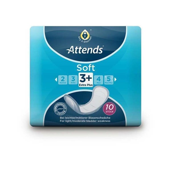 Attends Soft 3 Extra Plus Einlagen 10er Pack 12X10 St