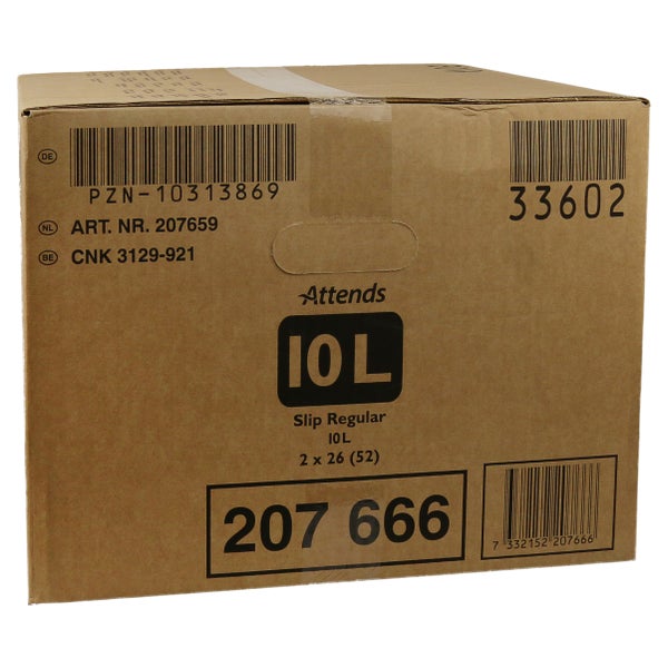 Attends Slip Regular 10 All-in-One Inkontinenzprodukt Large, 26 Stück 2X26 St
