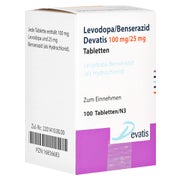 LEVODOPA/Benserazid Devatis 100mg/25mg Tabletten 100 St