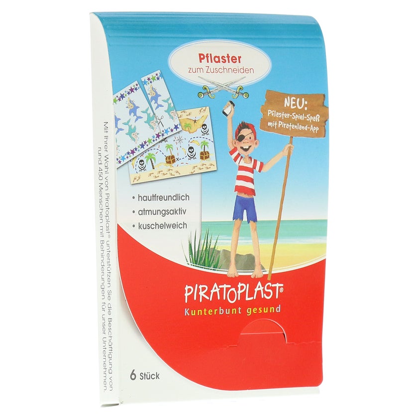 Piratoplast Jungen Pflasterzuschnitt 6x1 6 St