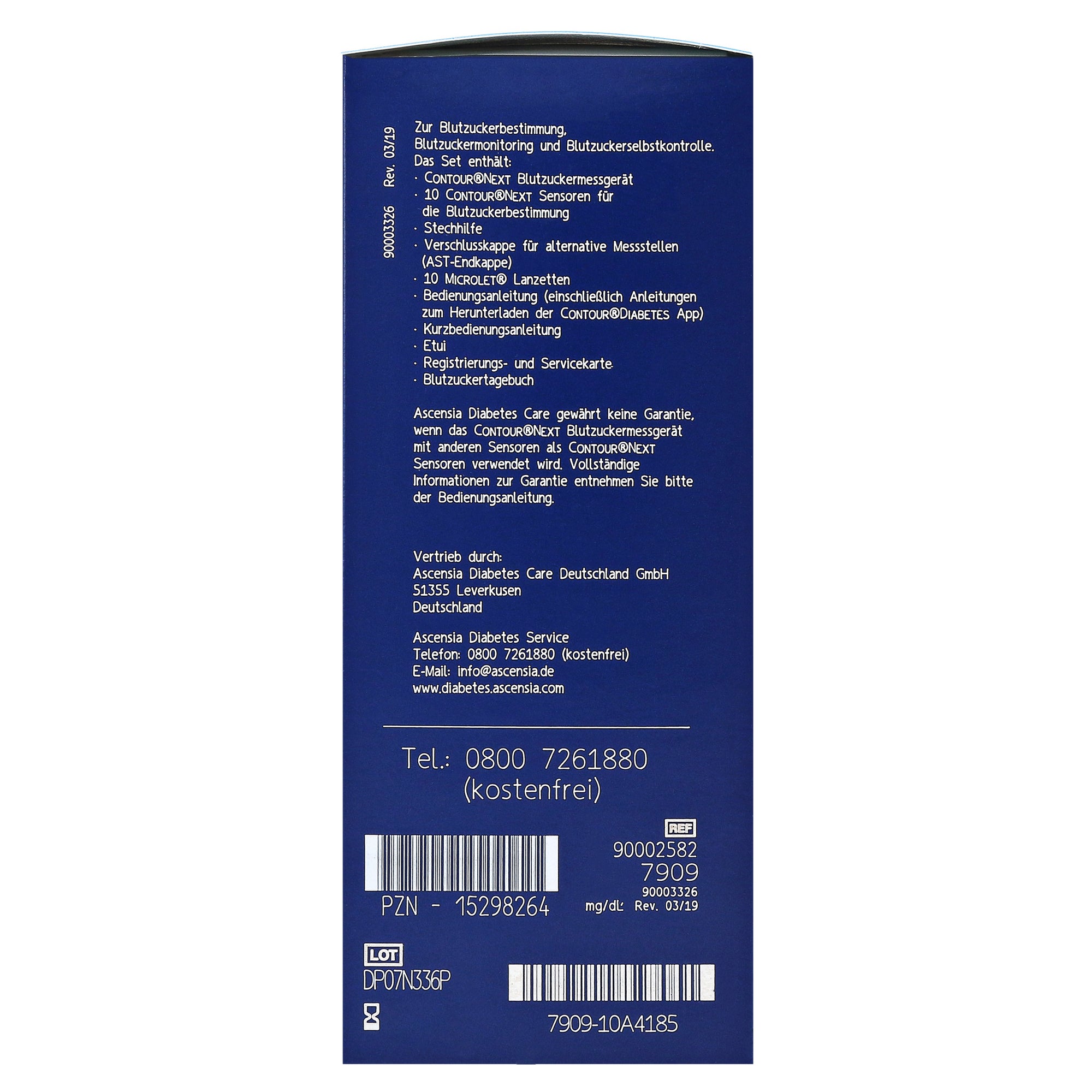 Contour next neu set blutzuckermessger t mg dl medpex
