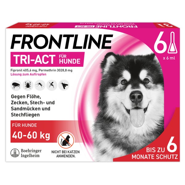 FRONTLINE TRI-ACT - Hund XL 40-60 kg 6 St