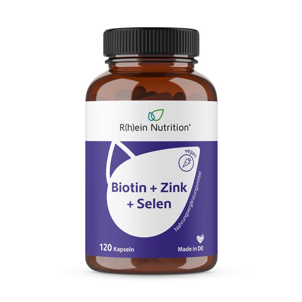 Biotin+Zink+Selen f.Haut Haare & Nägel Kapseln 120 St