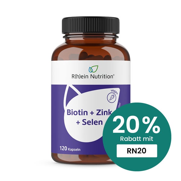 Biotin+Zink+Selen f.Haut Haare & Nägel Kapseln 120 St