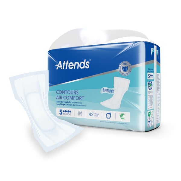 Attends Contours Air Comfort 5 Vorlagen 5X42 St
