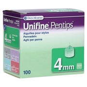 Produktabbildung: Unifine Pentips Kanüle 32 G 4 mm 100 St